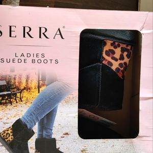 Serra Women's Genuine Suede ankle boots